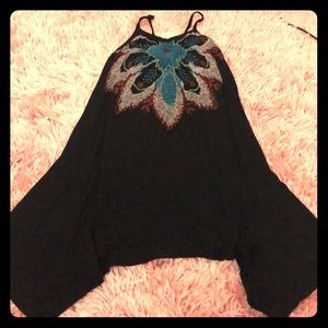 Black swing dress for girls